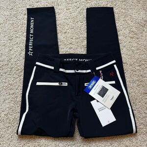 PERFECT MOMENT Aurora slim-leg ski pants Black NWT size Small